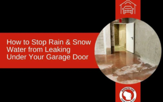 Stop Rain & Snow Water Leaks Under Your Garage Door | Bestland
