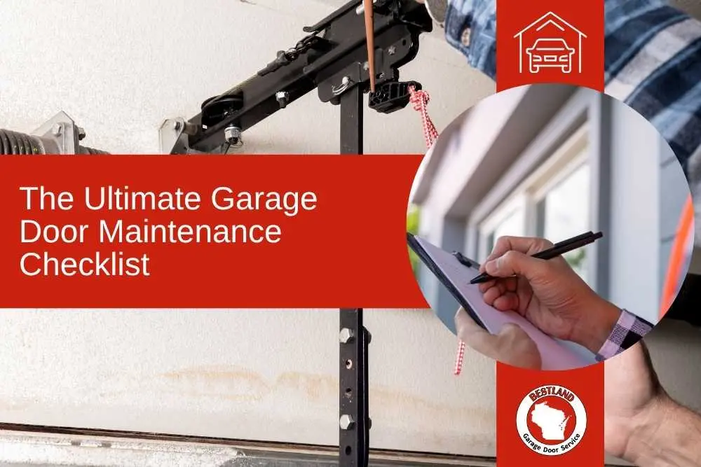 Garage Door Maintenance Checklist