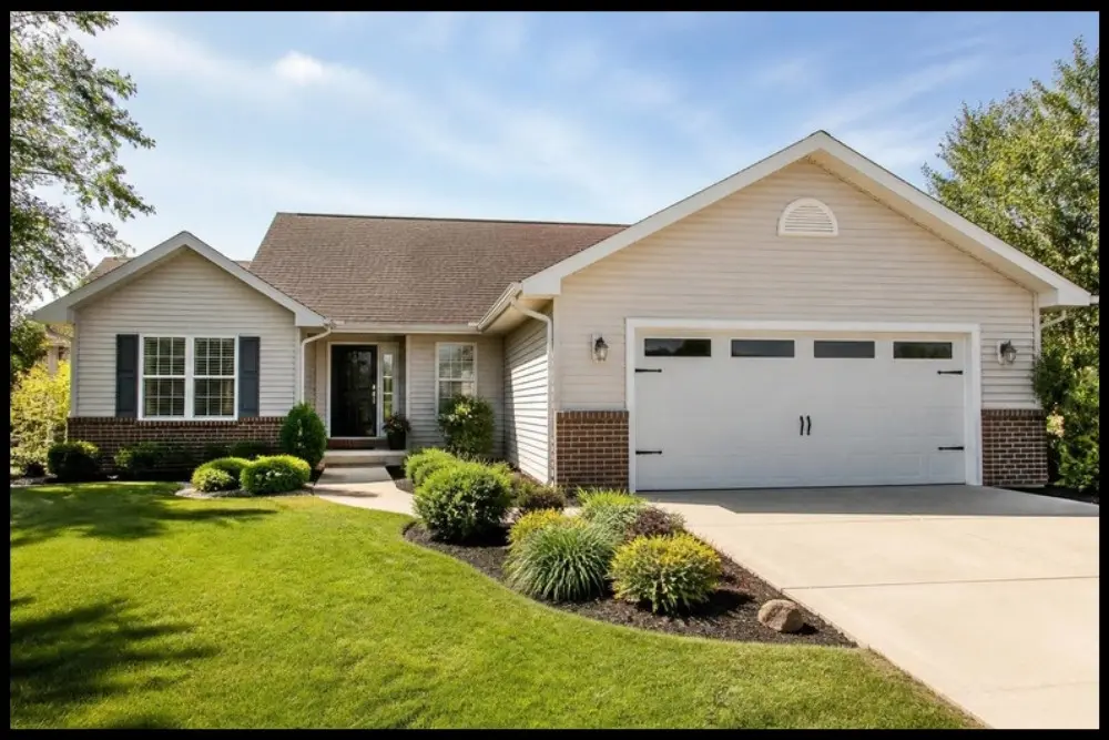 How a New Garage Door Boosts Your Homes Curb Appeal and Resale Value-3.jpg Attractive home exterior prepared for resale with a new garage door